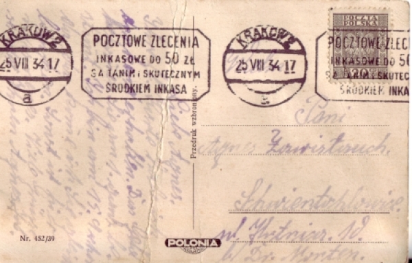 Krakov - PL 1934 95 001 ●